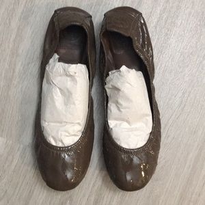 Tory Burch Eddie Patent Flats